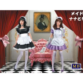 MB 35186 Maid cafe girls.Nana and Momoko