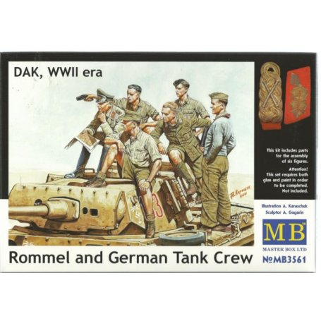 MB 3561 ROMMEL & GERMAN TANK CREW