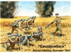 MB 1:35 Sowiecka piechota COUNTERATTACK | 6 figurek |