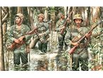 MB 1:35 US Marines w dżungli | 4 figurki |