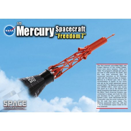 D50384 1:72 NASA MERCURY SPACECRAFT