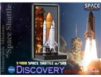Dragon 1:400 Space shuttle Discovery w/SRB STS-124