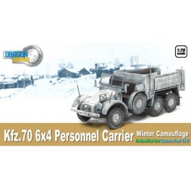 Dragon 1:72 fz.70 6x4 Personnel Carrier, Winter Camouflage, Unidentified Unit, Eastern Front 1943
