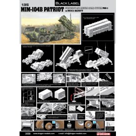 Dragon Black Label 1:35 MIM-104B Patriot Surface-To-Air Missile SAM System PAC-1 w/M983 HEMTT 