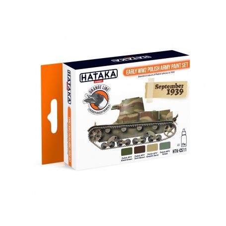 Hataka HTK-CS-11 Early WW2 Polish Army Paint set