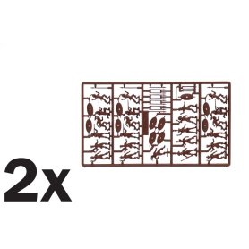 Italeri 1:72 Zulu warriors