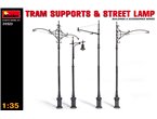 Mini Art 1:35 TRAM SUPPORTS AND STREET LAMP 