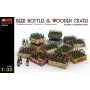 Mini Art 35574 Beer bottles & wooden crates