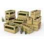 Mini Art 35575 Champagne & cognac bottles w/crates