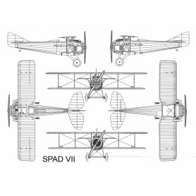 MAC 1:72 Dux Spad in post-war service