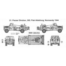 MAC 1:72 Opel Blitz 3t Armoured Cab with Flak 38