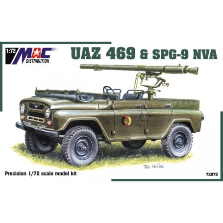 MAC 72075 UAZ 469 + SPG 9 NVA