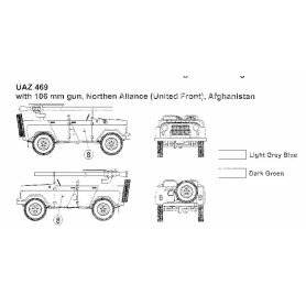 Mac 1:72 UAZ 469 with KPV 14,5 mm machine-gun