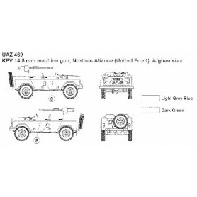 Mac 1:72 UAZ 469 with KPV 14,5 mm machine-gun