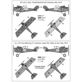 MAC 1:72 Pfalz D.IIIa Aces