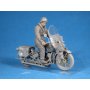 Mini Art 1:35 US motorcycle WLA with rider