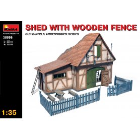 MINI ART 35556 SHED WITH THE WOODEN