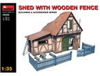 Mini Art 1:35 SHED WITH WOODEN FENCE 