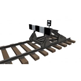 Mini Art 1:35 Railway track and dead end, european gauge