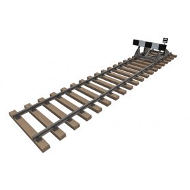Mini Art 1:35 Railway track and dead end, european gauge