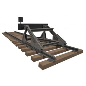 Mini Art 1:35 Railway track and dead end, european gauge