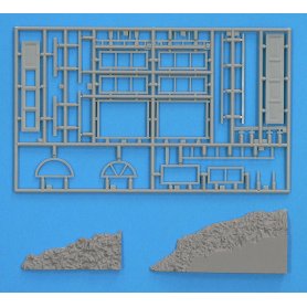 Mini Art 1:35 Diorama w/ruined house