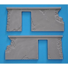 MINI ART 36035 WALL WITH BASE
