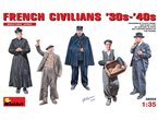 Mini Art 1:35 French civilians / 1930-1940 | 5 figurines |