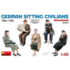 Mini Art 38006 German Sitting Civilians 30-40s