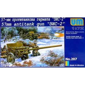 Unimodels 207 57 mm DZIAŁO ZIS-2 1/72