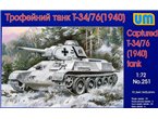 UM 1:72 T-34/76 Model 1940 w służbie niemieckiej