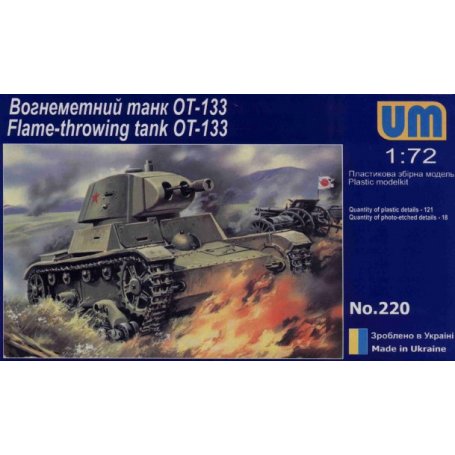 Unimodels 220 CZOŁG Z MIOTACZEM OT-133