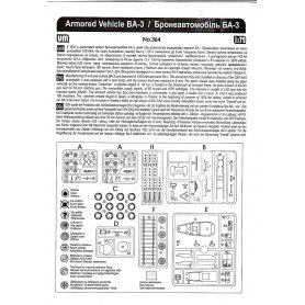 UM 364 ARMORED VEHICLE BA-3 1/72