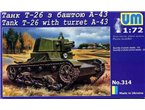 UM 1:72 T-26 wieża A-43