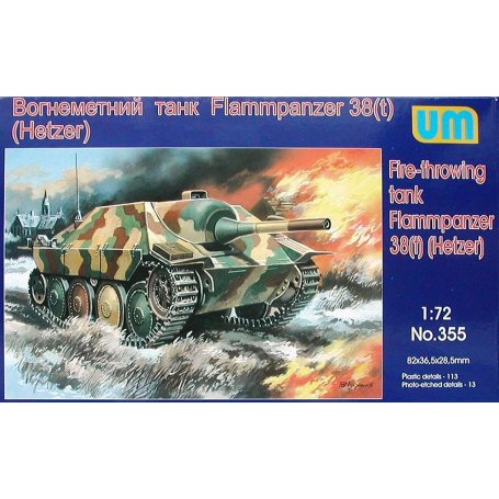 Unimodels 355 FLAMMPANZER 38(T) 1/72