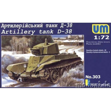 Um 303 Czołg Szybki D-38 1/72