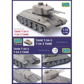 Unimodels 444 T-34-3 tank