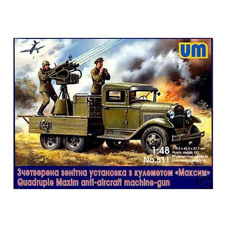 UM 511 GAZ-AAA AND MACHINE GUN