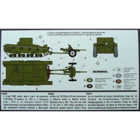 Unimodels 1:72 Zestaw artyleryjski T-26T + 45 mm 53-K