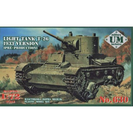 Unimodels 630 LIGHT TANK T-26