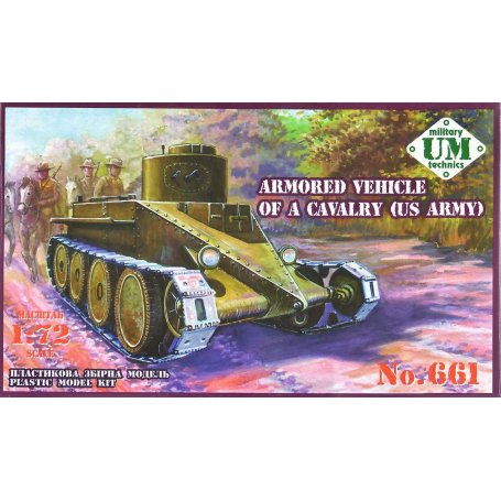 Unimodels 661 A.V. of a cavalry "Combat cars T1" US