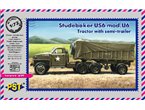 PST 1:72 Tractor and trailer przyczepą Studebaker US6