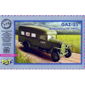 Pst 1:72 Ambulans GAZ-55 model 1943