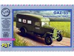 PST 1:72 Ambulans GAZ-55 Model 1943