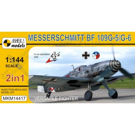 Mark I 1:144 Messerschmitt Bf 109 G-5/G-6 Versatile Fighter