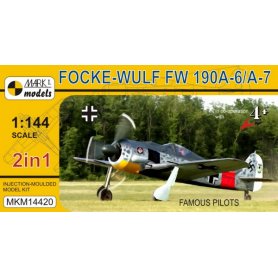 Mark I 1:144 Focke Wulf Fw 190 A-6/A-7 Famous Pilots