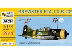 Mark I 1:144 Brewster F2A-1 / B-239 early version | 2in1 |