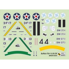 Mark I 1:144 Brewster F2A-1 Buffalo/B-239 wczesna wersja