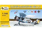 Mark I 1:144 Gloster Gladiator Mk.I / Mk.II / J 8