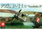 Plastyk 1:72 PZL P-11C / Łaciata 3 1939
